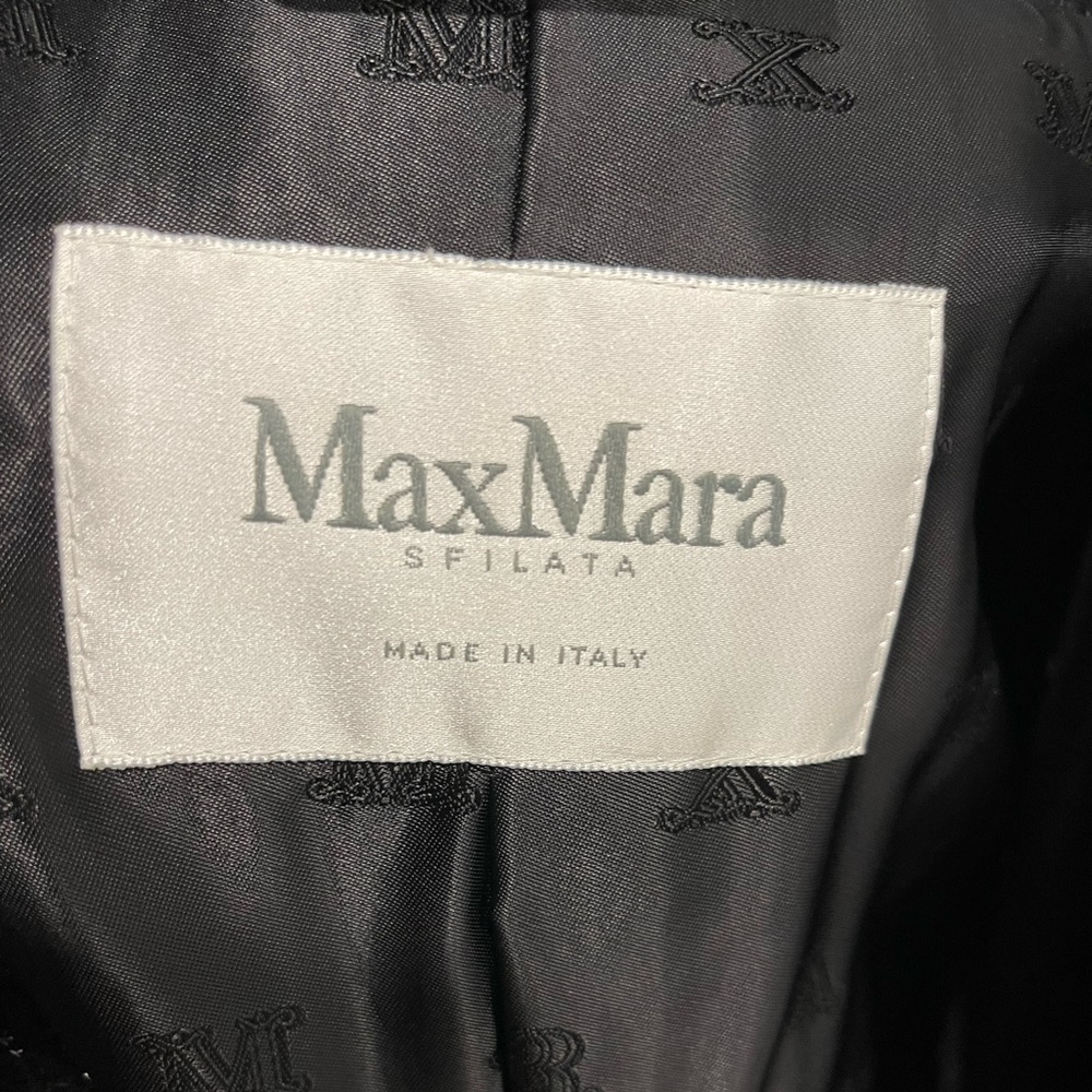 đź–¤BNWT MAX MARA SPARKLY BLACK TEDDY COATđź–¤ - Picture 11 of 14